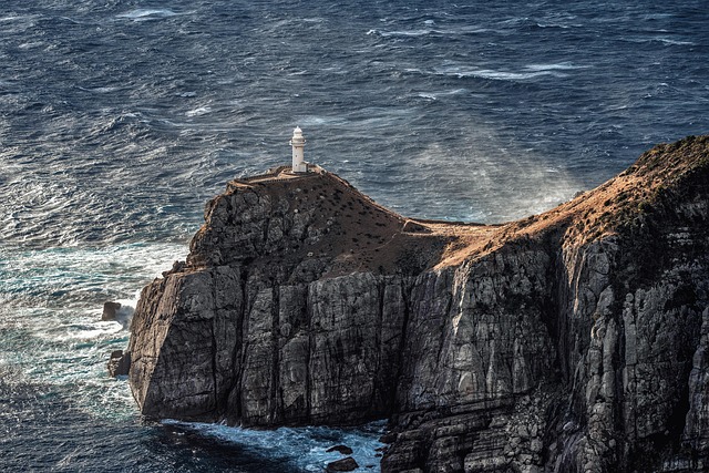宮古島 グルメ・食事 - landscape, cape, lighthouse, wave, wave splash, rock, east china sea, japan, rock, rock, rock, rock, rock